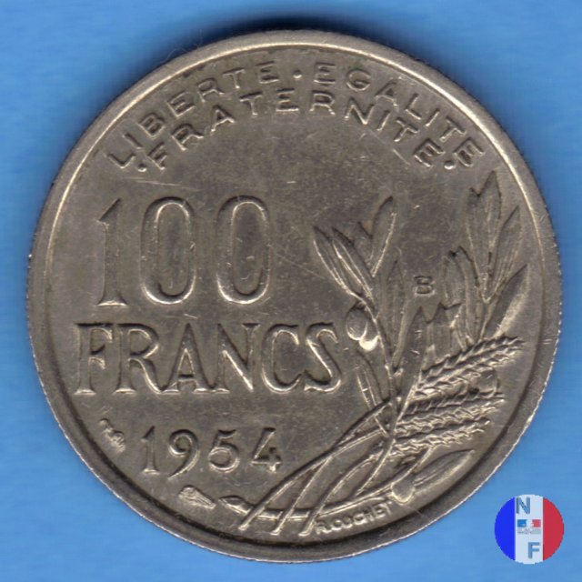 100 franchi 1954 (Beaumont Le Roger)