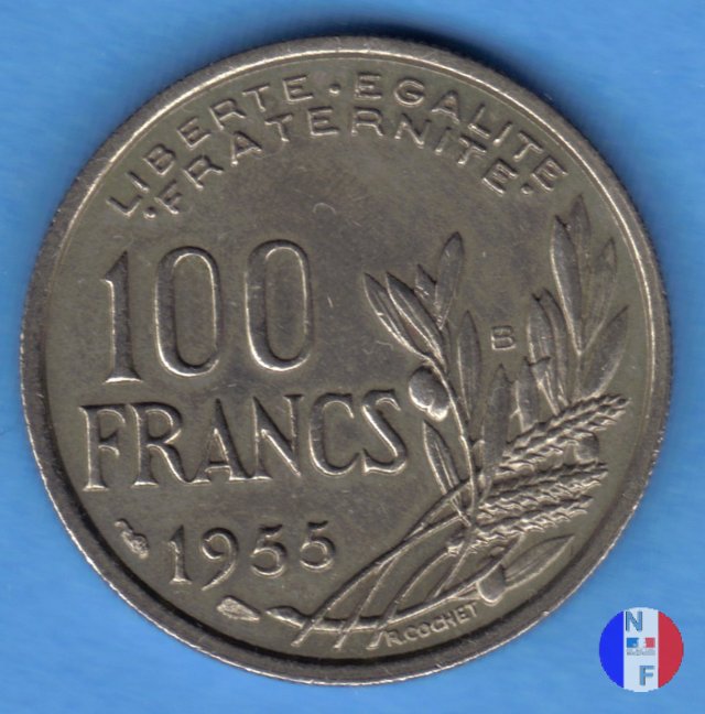 100 franchi 1955 (Beaumont Le Roger)