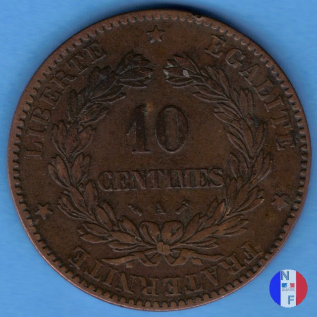 10 centesimi Cerere 1893 (Parigi)