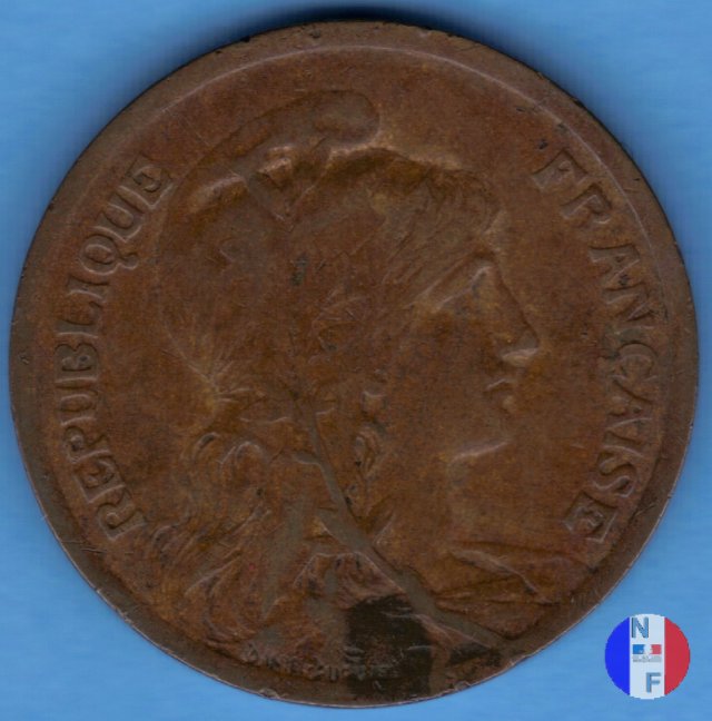 10 centesimi Dupuis 1917 (Parigi)