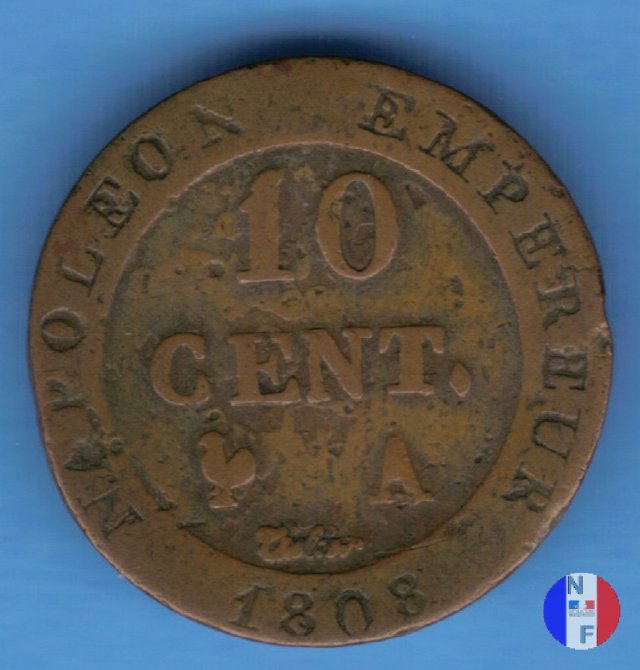 10 centesimi 1808 (Parigi)