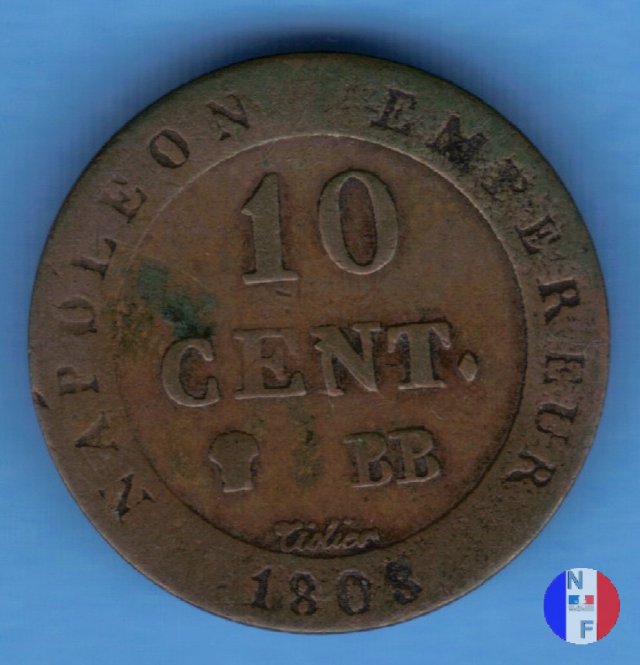 10 centesimi 1808 (Strasburgo)