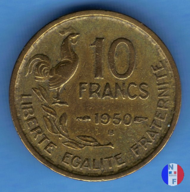 10 franchi Guiraud 1950 (Beaumont Le Roger)