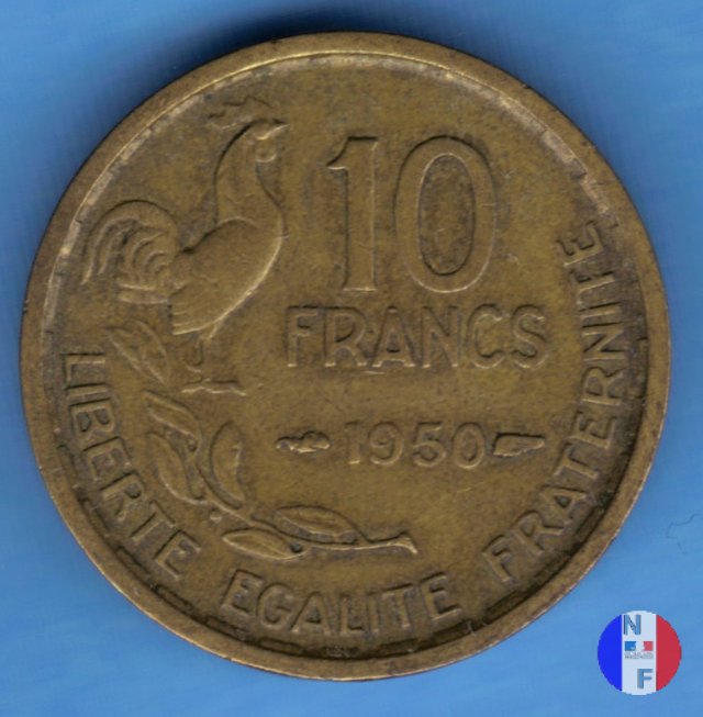 10 franchi Guiraud 1950 (Parigi)