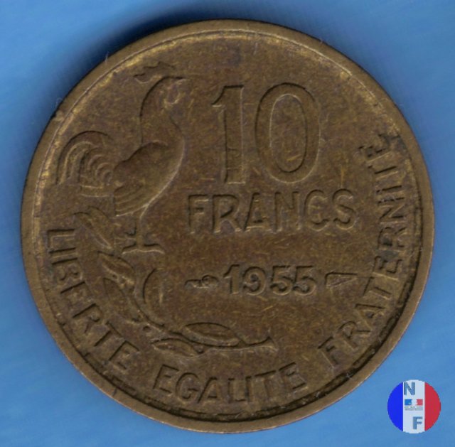 10 franchi Guiraud 1955 (Parigi)