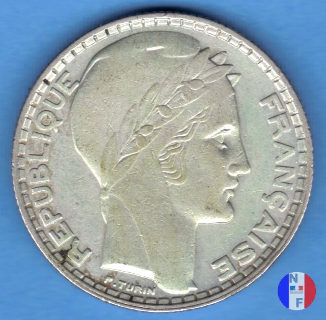 10 franchi Turin 1929 (Parigi)