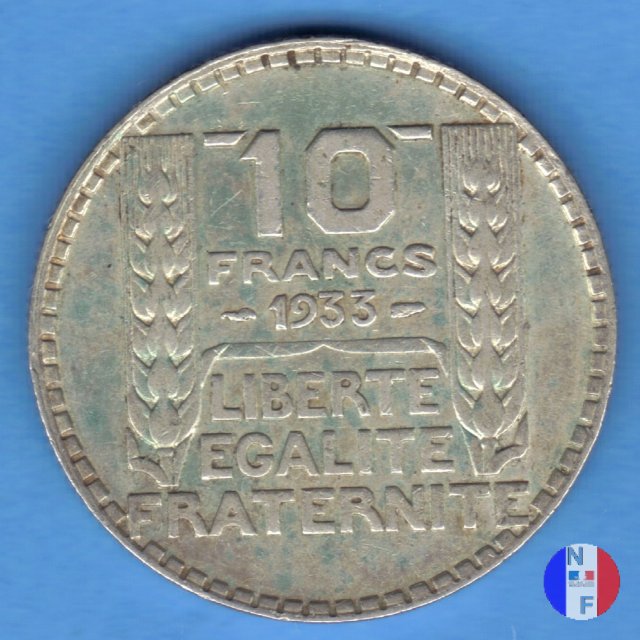 10 franchi Turin 1933 (Parigi)