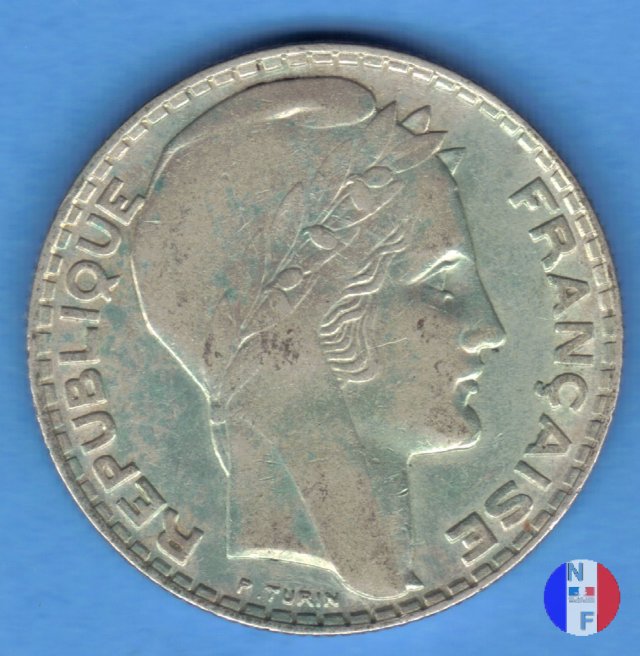 10 franchi Turin 1933 (Parigi)