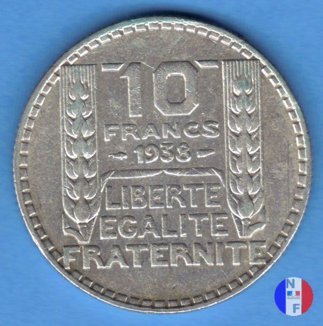 10 franchi Turin 1938 (Parigi)