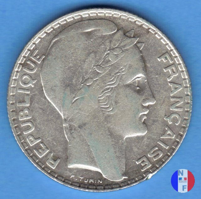 10 franchi Turin 1938 (Parigi)