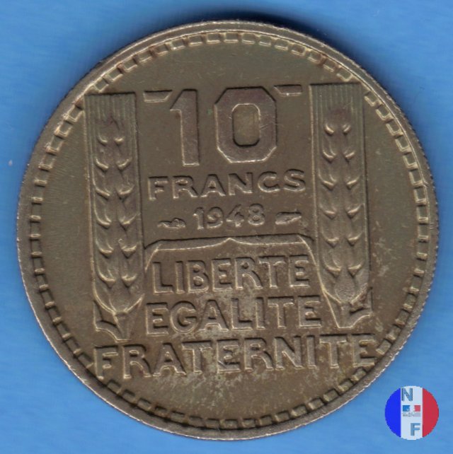 10 franchi Turin 1948 (Parigi)