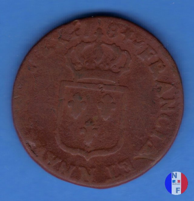 12 deniers (sol) 1784 (Montpellier)