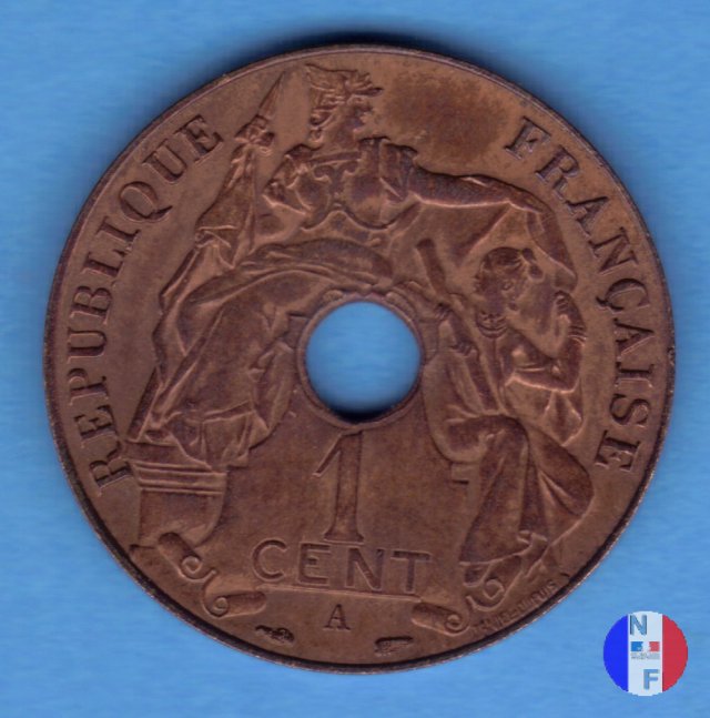 1 centesimo - II tipo 1939 (Parigi)