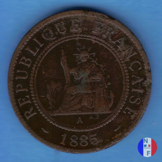 1 centesimo - I tipo 1885 (Parigi)