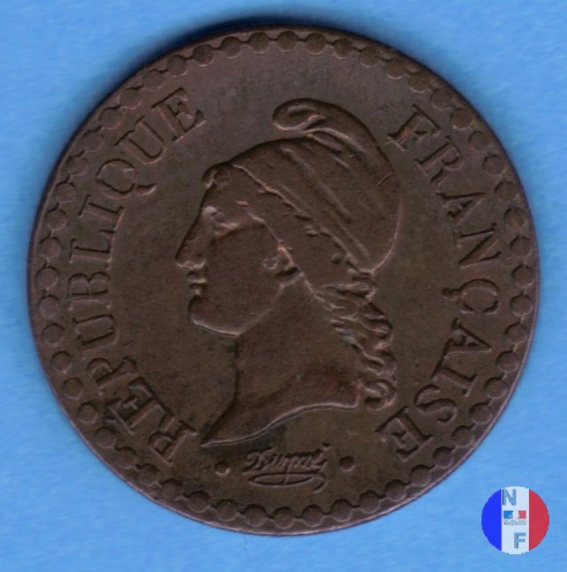 1 centesimo 1848 (Parigi)