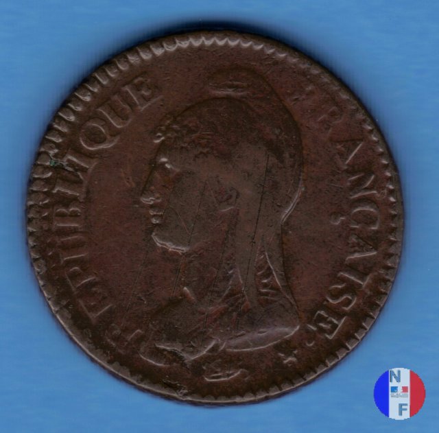 1 decimo 1799-1800 (Metz)