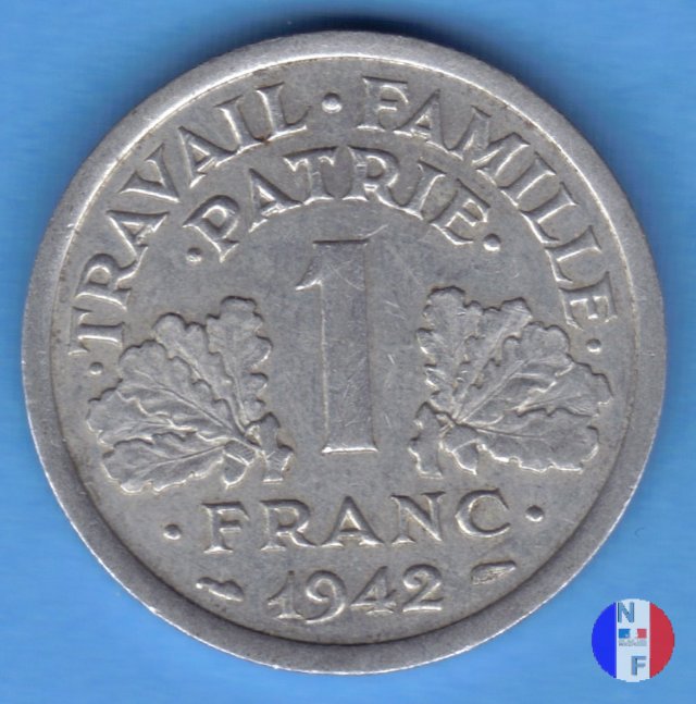 1 franco Bazor 1942 (Parigi)