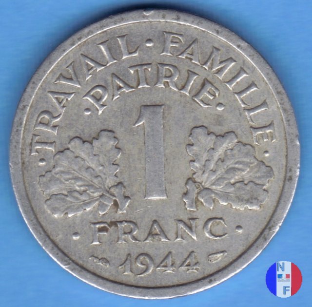 1 franco Bazor 1944 (Beaumont Le Roger)