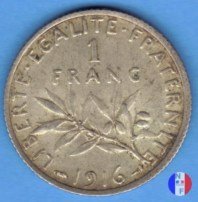 1 franco seminatrice 1916 (Parigi)