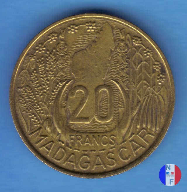 20 franchi Unione francese 1953 (Parigi)