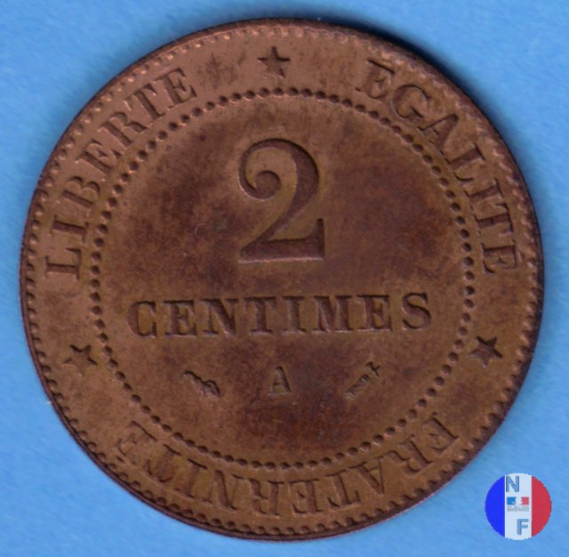 2 centesimi Cerere 1896 (Parigi)