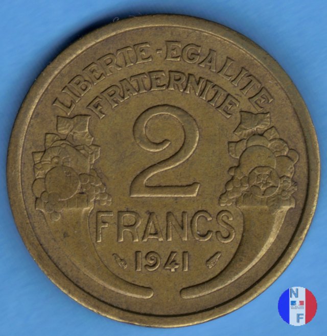 2 franchi Morlon - bronzo-alluminio 1941 (Parigi)