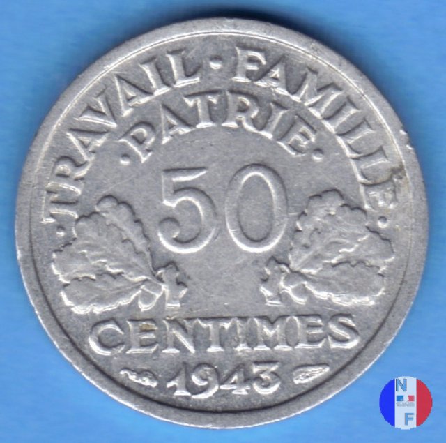 50 centesimi Bazor 1943 (Parigi)