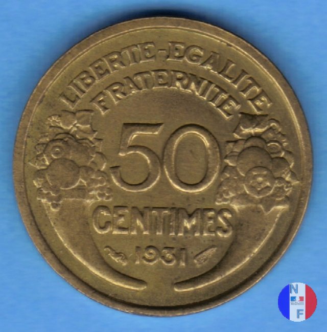 50 centesimi Morlon 1931 (Parigi)