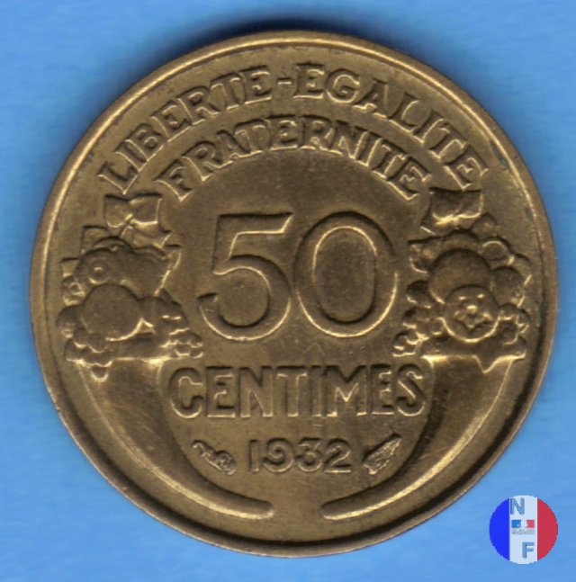 50 centesimi Morlon 1932 (Parigi)