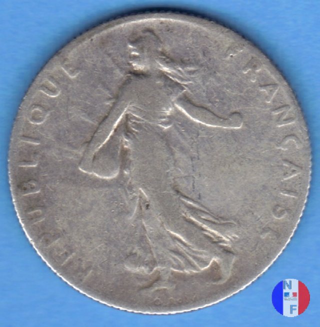 50 centesimi seminatrice 1907 (Parigi)