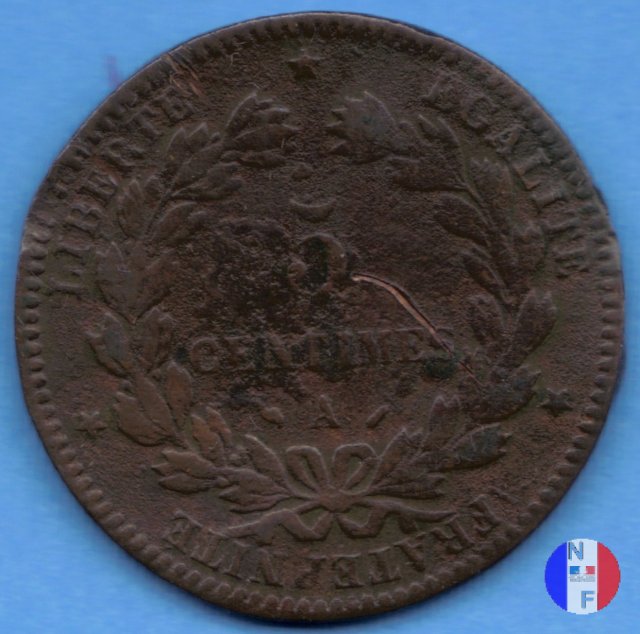 5 centesimi Cerere 1882 (Parigi)