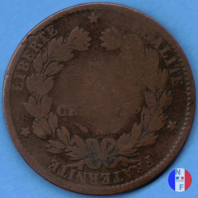 5 centesimi Cerere 1883 (Parigi)