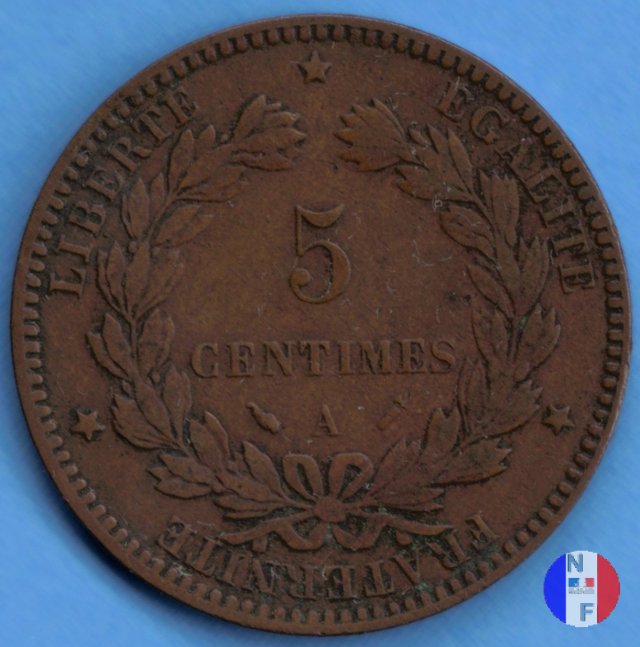 5 centesimi Cerere 1896 (Parigi)