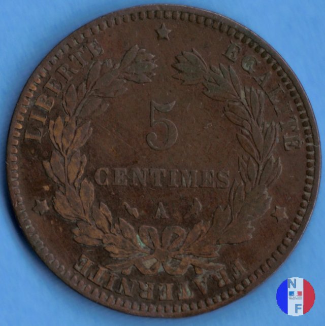 5 centesimi Cerere 1897 (Parigi)