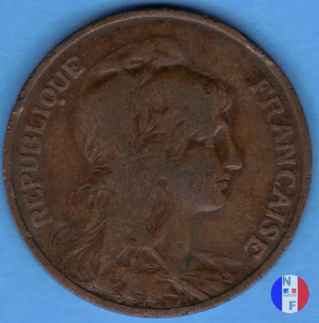 5 centesimi Dupuis 1907 (Parigi)