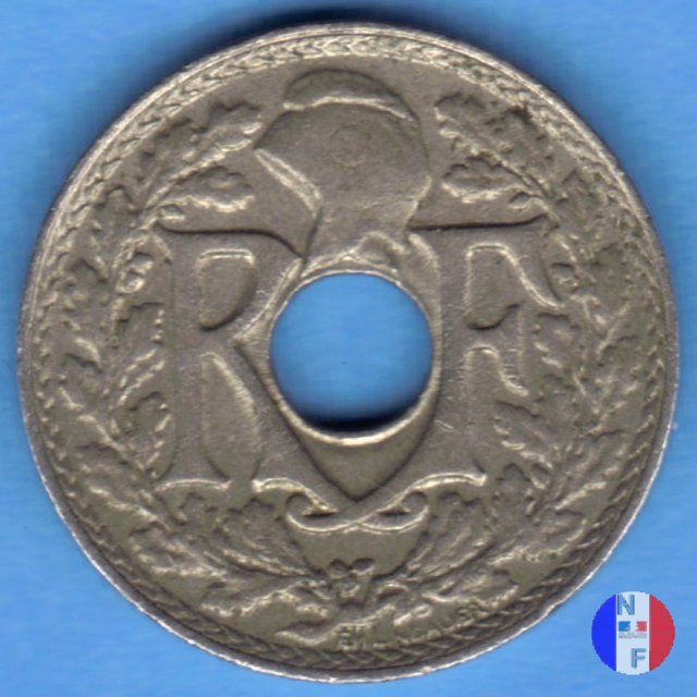 5 centesimi Lindauer - piccolo modulo 1927 (Parigi)