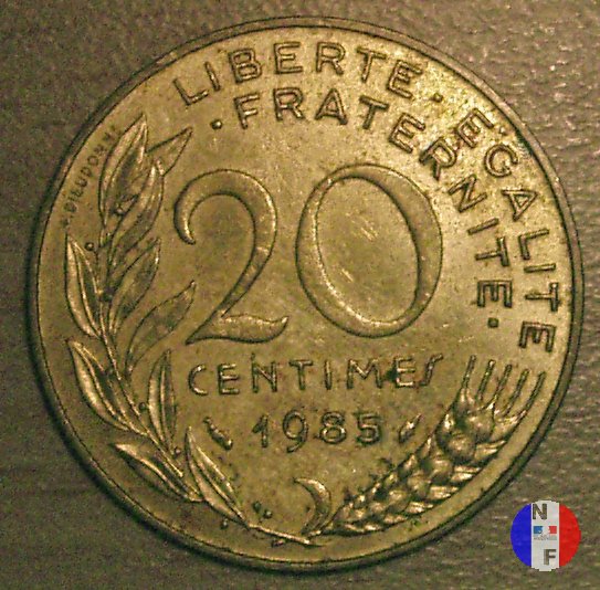 20 centesimi 1985 (Pessac)