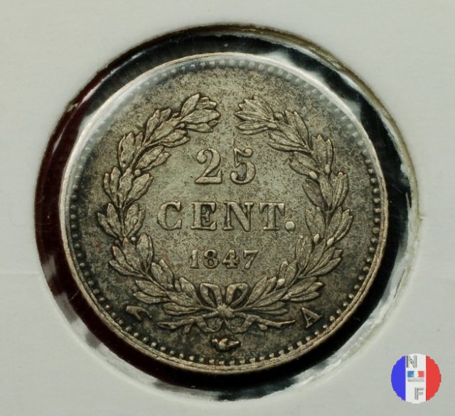 25 centesimi 1847 (Parigi)