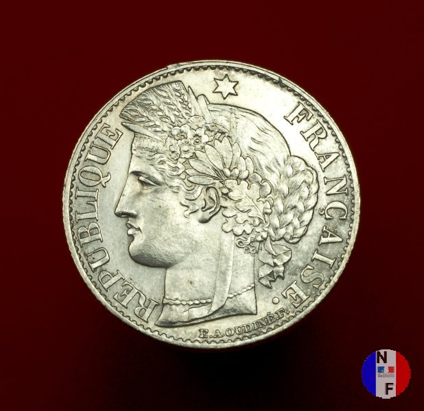 50 centesimi Cerere 1881 (Parigi)