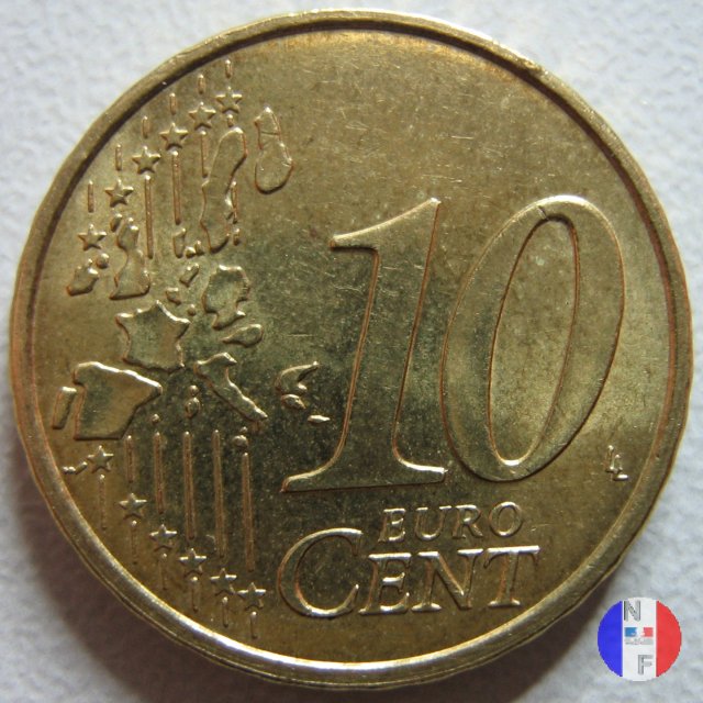 10 centesimi 1999 (Pessac)