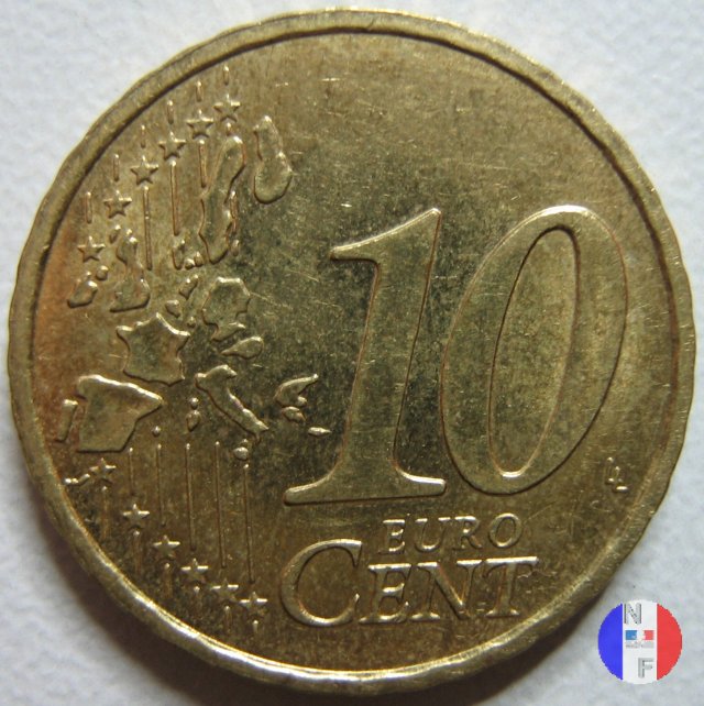 10 centesimi 2000 (Pessac)