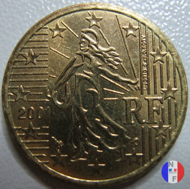 10 centesimi 2001 (Pessac)