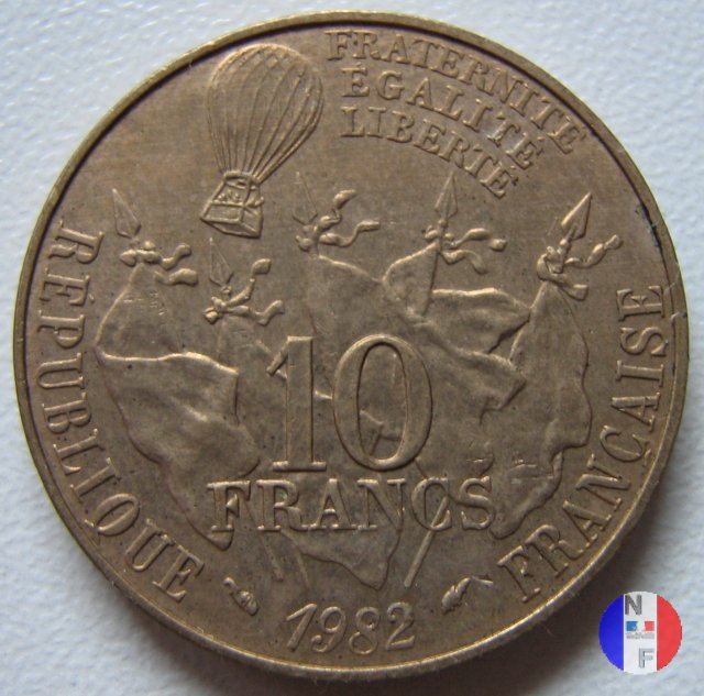 10 franchi 1982 - Léon Gambetta 1982 (Pessac)