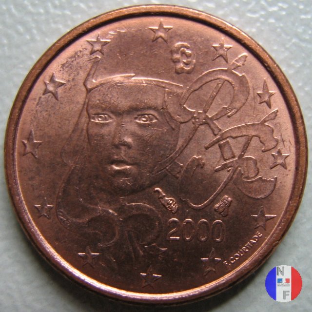 1 centesimo 2000 (Pessac)