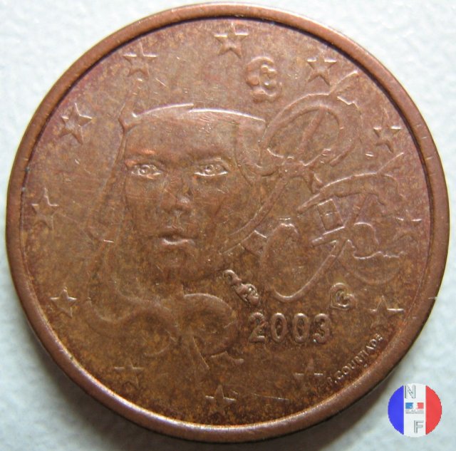 1 centesimo 2003 (Pessac)