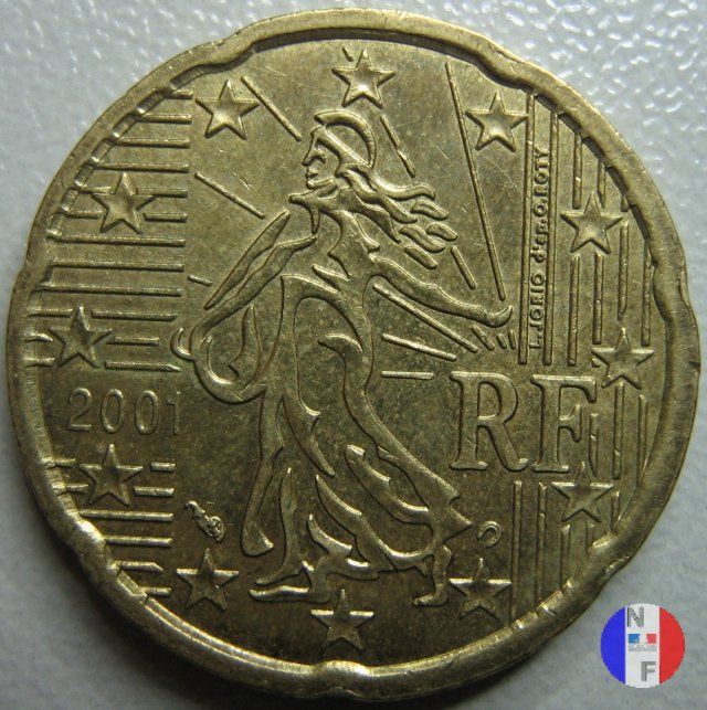 20 centesimi 2001 (Pessac)