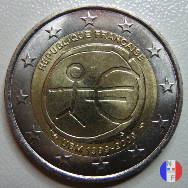 2 euro 2009 - introduzione dell'euro 2009 (Pessac)