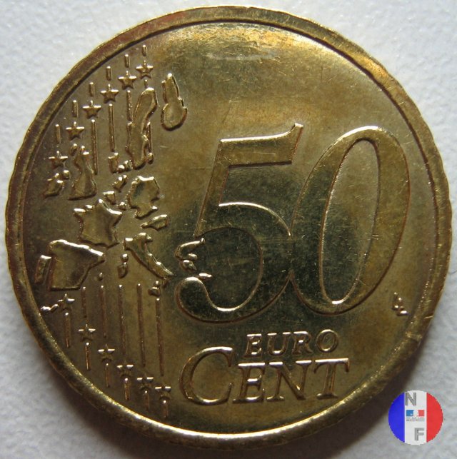 50 centesimi 2001 (Pessac)