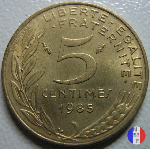 5 centesimi Marianna 1985 (Pessac)