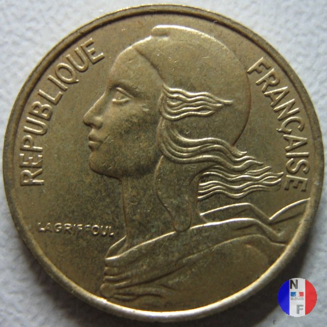 5 centesimi Marianna 1986 (Pessac)